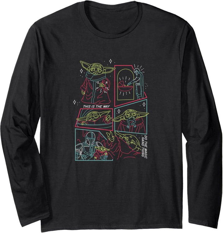 Star Wars The Mandalorian Mono Mando Langarmshirt