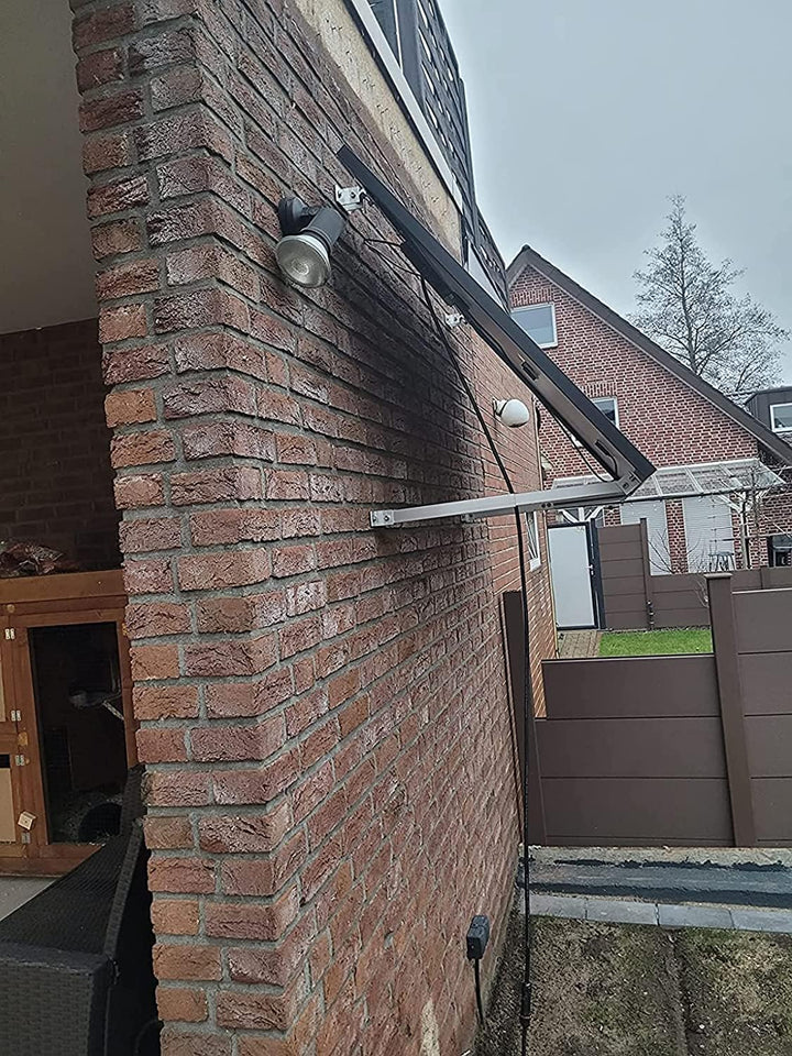 Solarmodul Halterung, 2 Sets Halterung Balkonkraftwerk Montageset Extra Länge 52CM-104CM, Aufständer