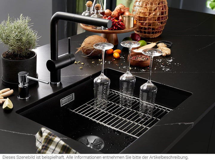 BLANCO Beckengitter | Edelstahl | 384 x 252 mm | Passend zu allen Silgranit Spülen und Becken