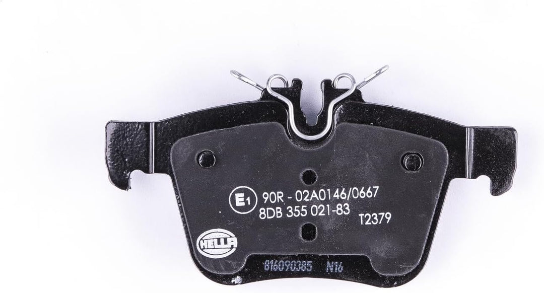 HELLA PAGID 8DB 355 021-831 Bremsbelagsatz - T2379 - Dicke/Stärke: 16.1mm - Bremssystem: Teves - für