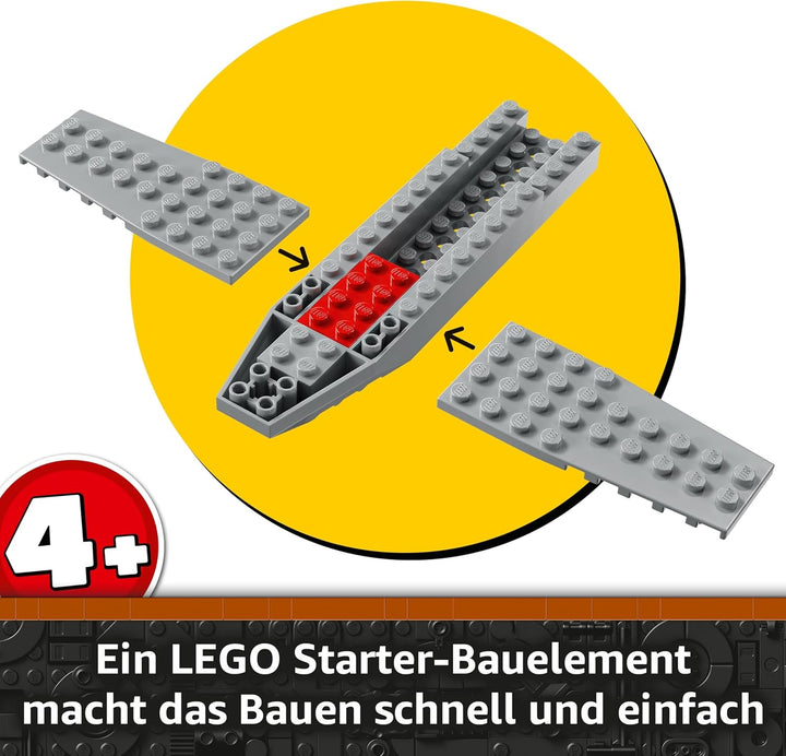 LEGO Star Wars 75410 Mandos und Grogus N-1 Starfighter Spielzeug mit The Mandalorian, Grogu & R5-D4