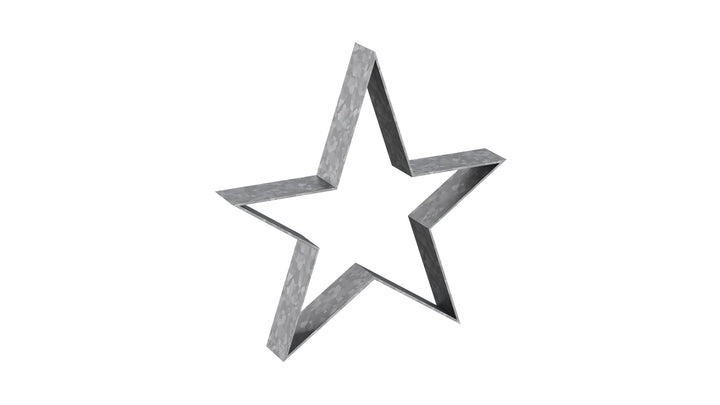 ELEO Metallstern I Winter- & Weihnachtsdeko | Geschenkidee | Handgefertigt aus Schmiedeeisen (feuerv