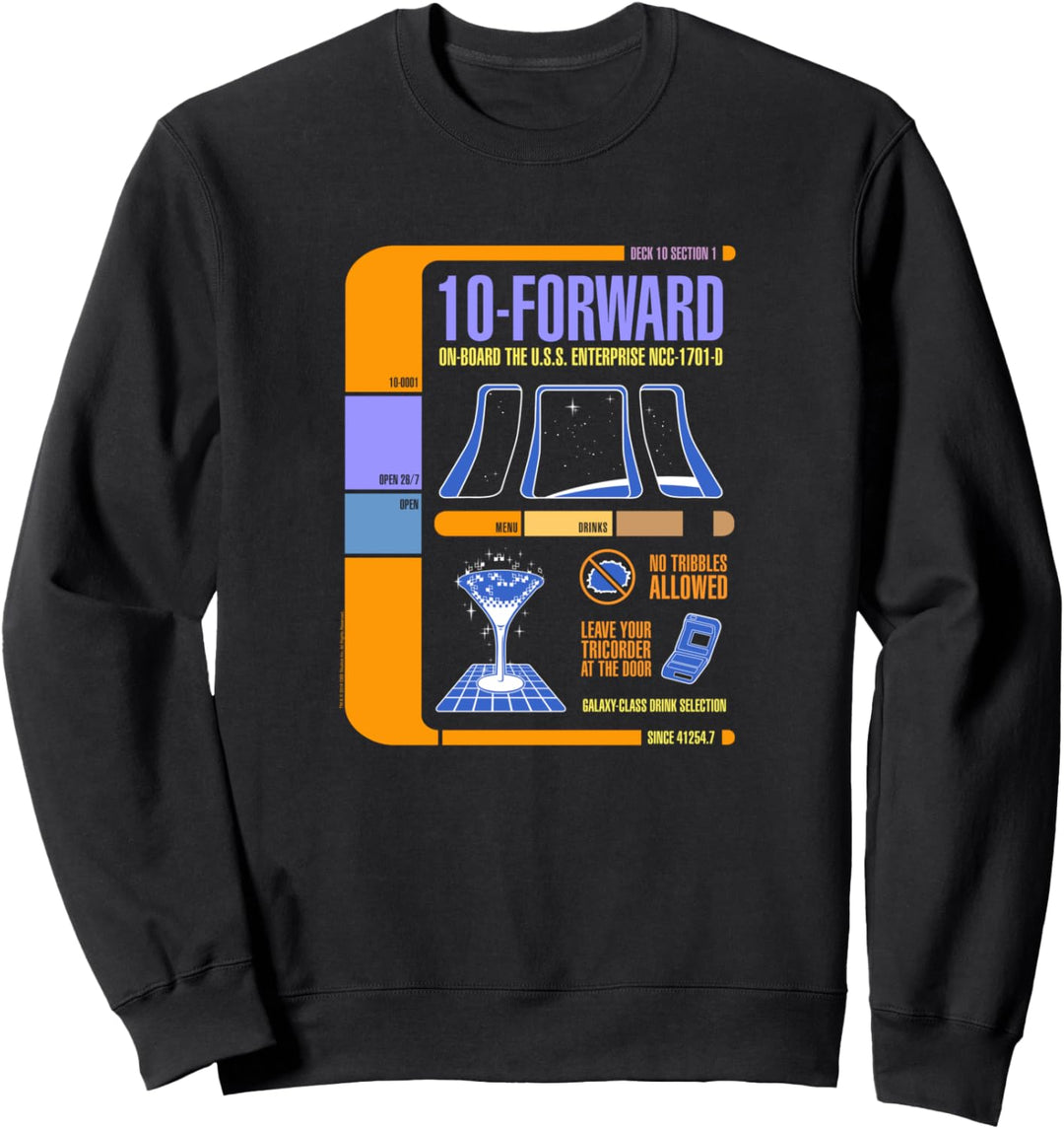 Star Trek: The Original Series U.S.S. Enterprise 10-Forward Sweatshirt