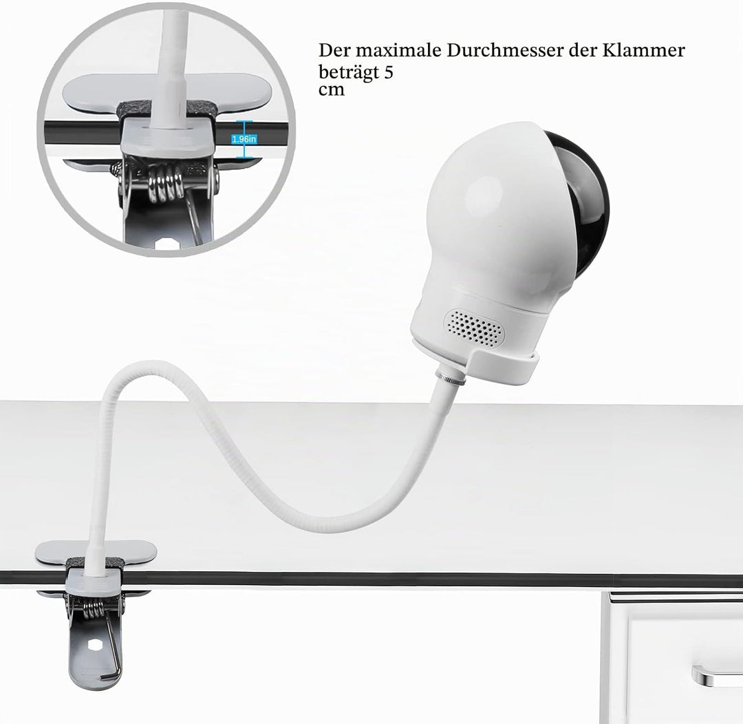 HOLACA Babyphone mit Kamera Halterung für eufy Security SpaceView Babyphone mit 5 Zoll LCD-Display,