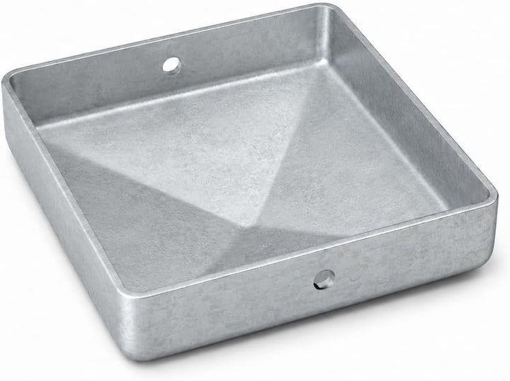 Holmwerk 25x Pfostenkappe verzinkt 101 x 101 mm Pyramide, Abdeckkappe für Holzpfosten 100 x 100 mm,