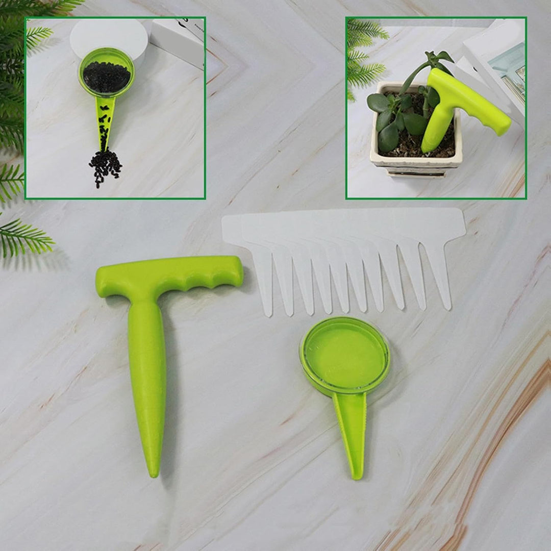Garten-Abstandshalter, 14-faches Aussaat-Set | Verstellbarer Abstandshalter für kleine Aussaat von B