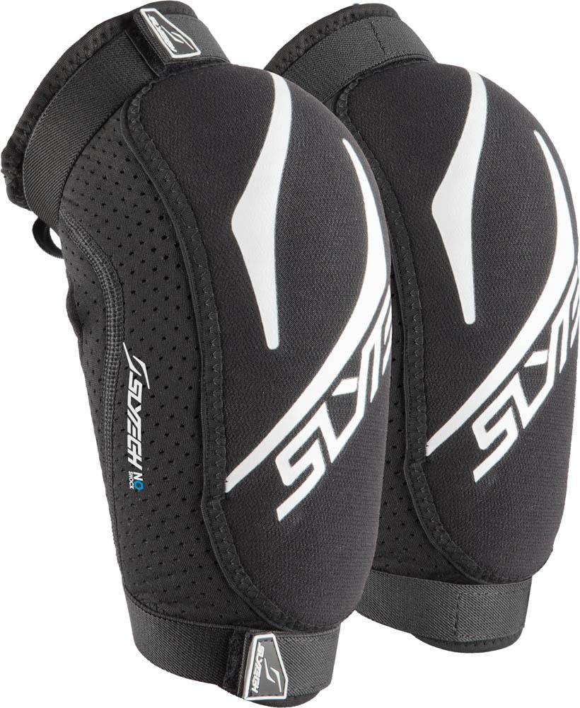 SLYTECH Ellbogenschützer Elbowpro Noshock Xt Kevlar, Black/White, L/XL