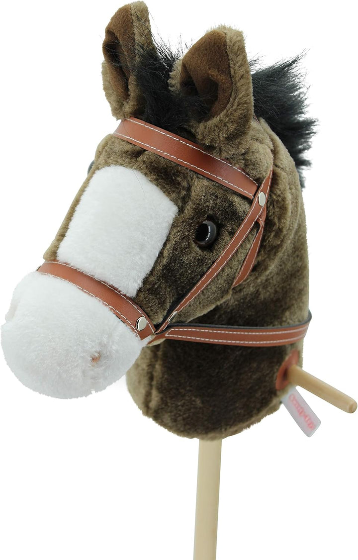 Sweety Toys 5055 Steckenpferd ” My Little Pony” Chocolate, super süss, mit Funktion Gewieher und Gal