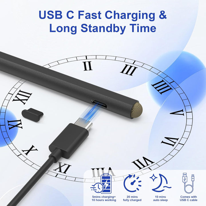 Surface Pen Stylus Stift für Microsoft Surface Pro 11/9/8/7/6/5/4/3, Surface Go 4/3/2 Surface Laptop