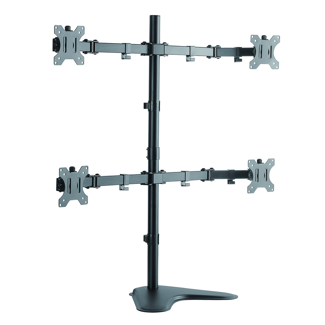 LogiLink BP0046 4-fach Monitor-Schreibtischständer 33-81,3 cm (13-32 Zoll) schwarz