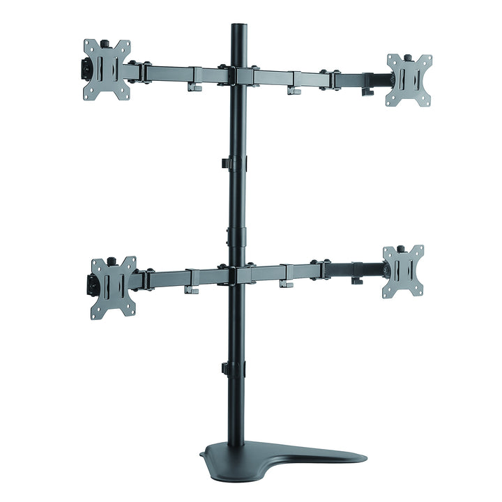 LogiLink BP0046 4-fach Monitor-Schreibtischständer 33-81,3 cm (13-32 Zoll) schwarz