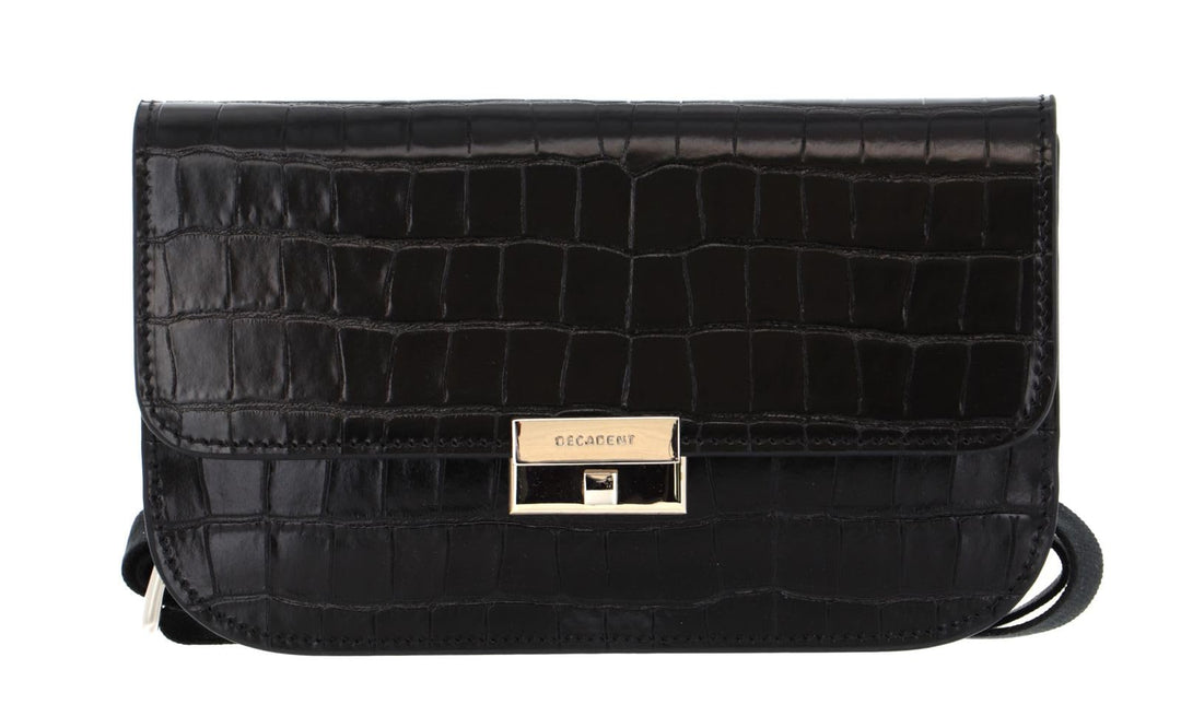DECADENT Tara Belt Bag Croco Black