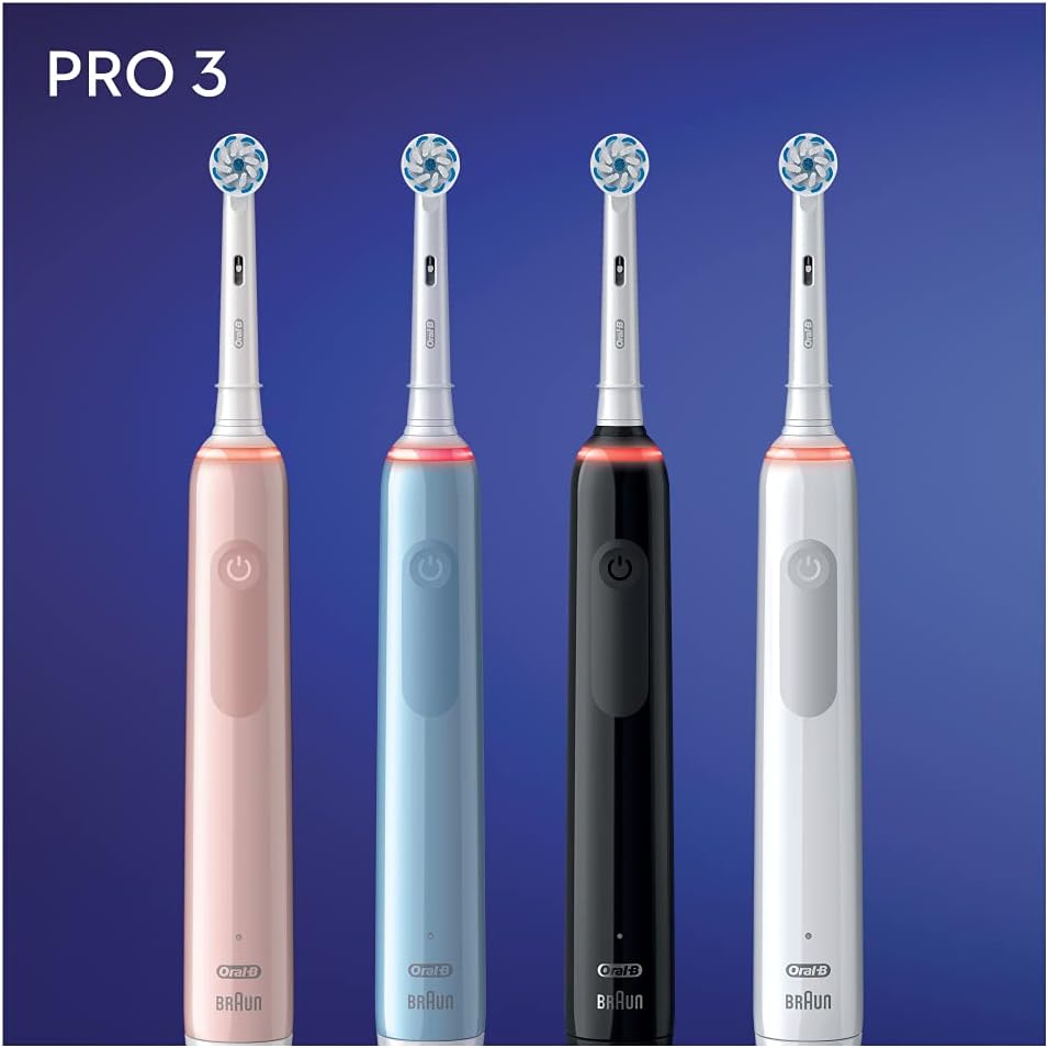 Oral-B Pro 3 3000 Sensitive Clean, Schwarz, 1 stück (1er Pack) Old Single, Old Single