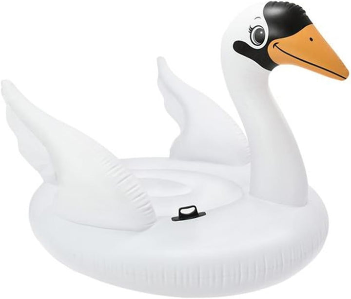 Intex 56287 Swan Island Aufblasware, Schwan, Weiss-Schwarz-Orange, 5.Grande, 5.Grande