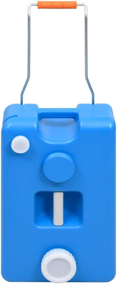 vidaXL Camping Wassertank mit Rollen Wohnwagen Wohnmobil Roll Tank Abwasser Behälter Frischwasser Wa