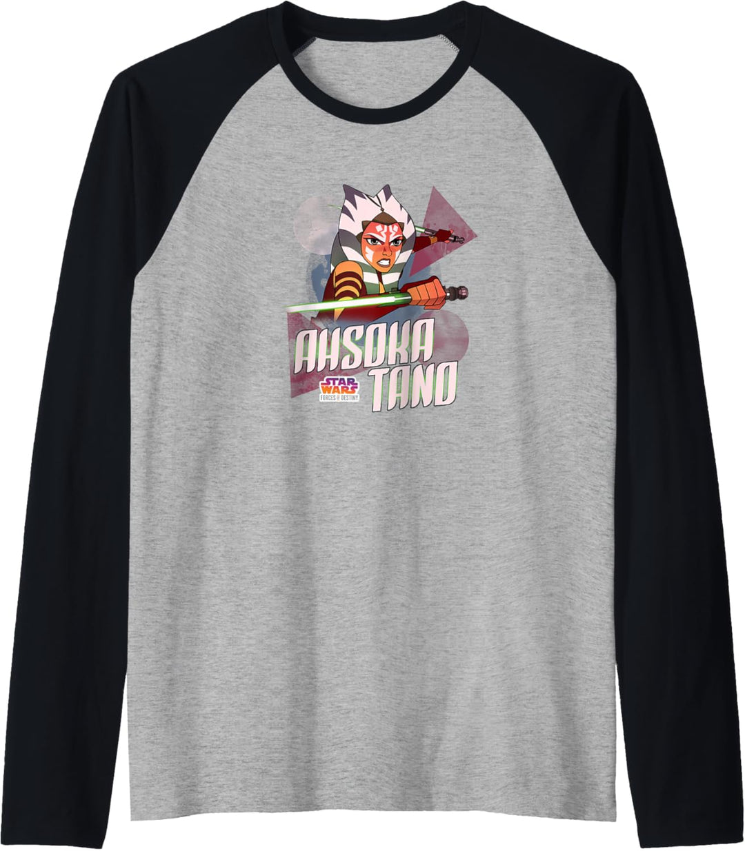 Star Wars Forces of Destiny Ahsoka Lightsaber Pose Raglan