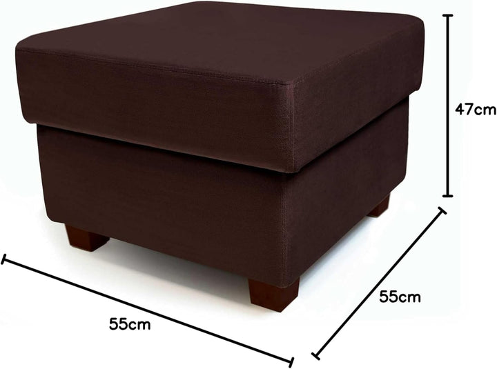 Comfort-Pur Martin Sitzpuff Sitzpouf Puff Pouf Sitzhocker mit Stauraum Fusshocker Sitztruhe Sitzwürf