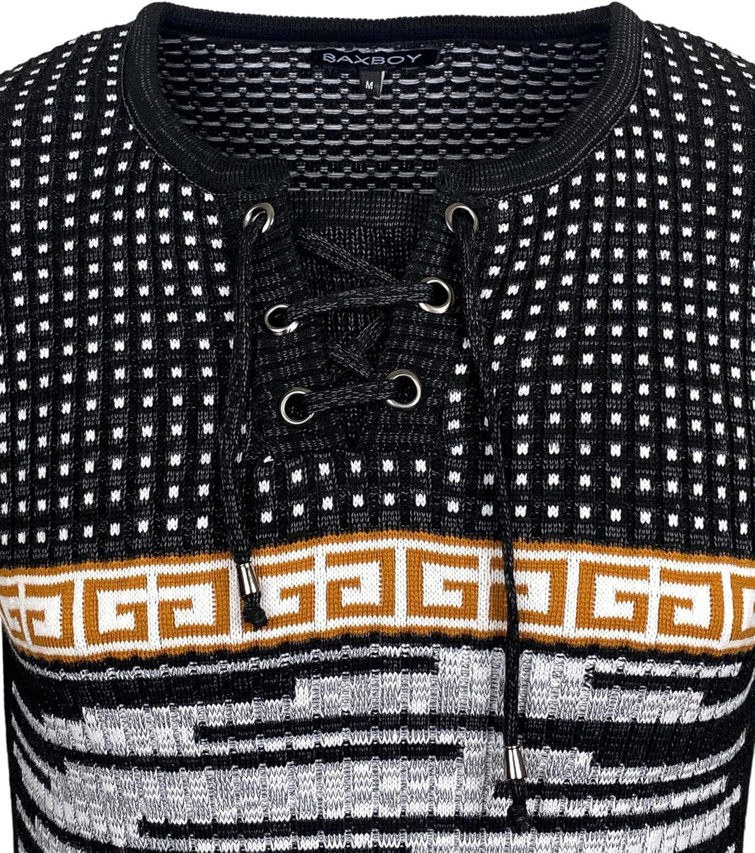Baxboy Herren Strick-Pullover Rundhals | Männer Winter-Pullover |stylischer Herren Strick-Pulli | Wa