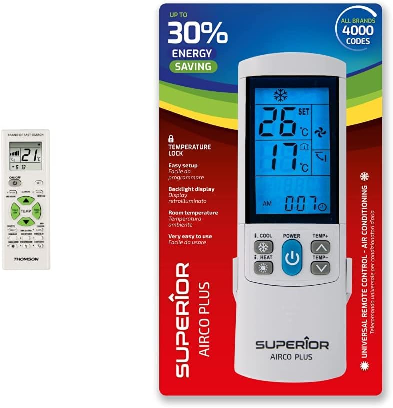 Thomson Universalfernbedienung für Klimaanlagen & Superior Electronics Superior Airco Plus Universal