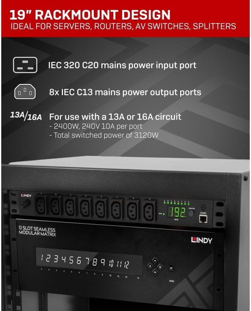 LINDY 32657 IPower Switch Classic 8