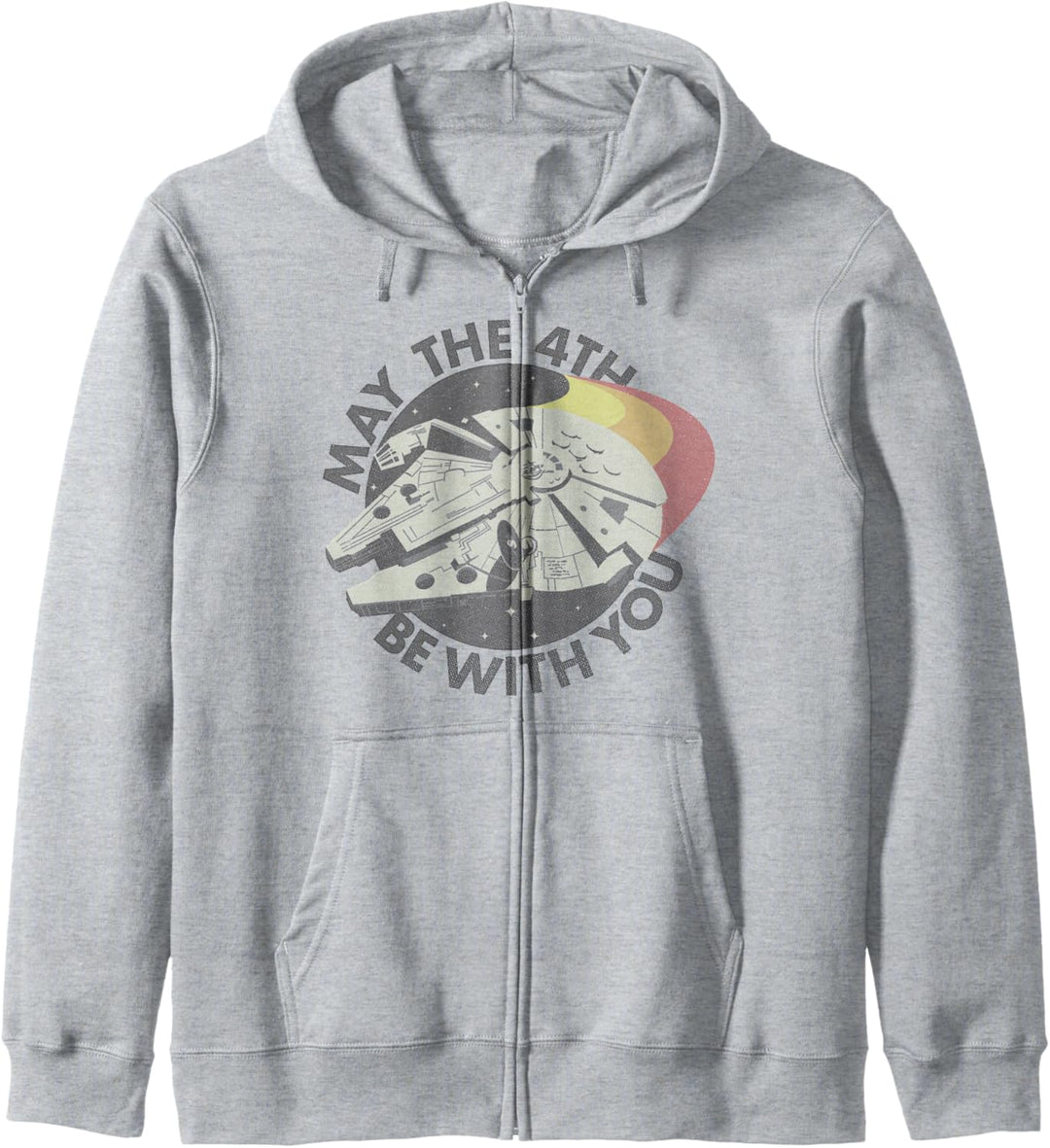 Star Wars Millennium Falcon May The 4th Be With You Retro Kapuzenjacke
