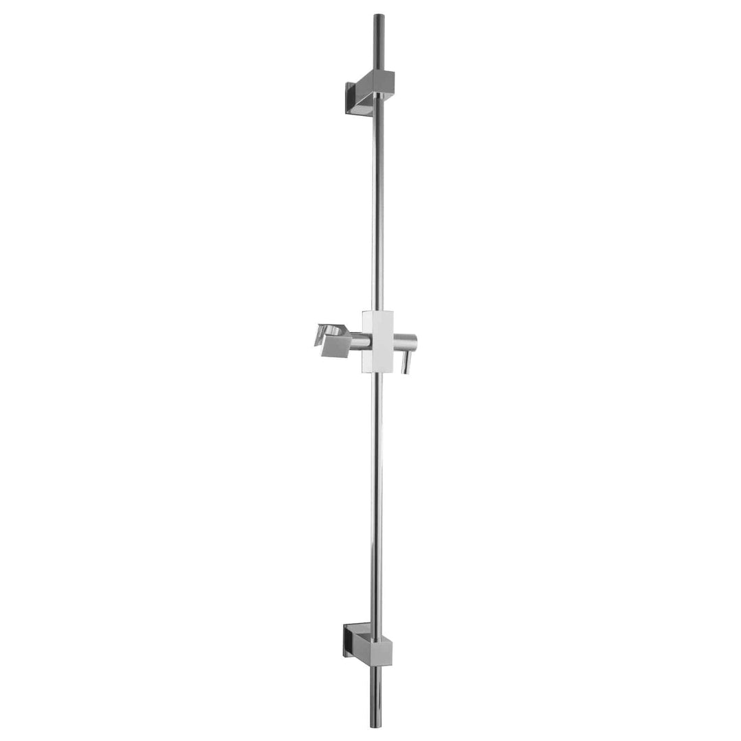 PaulGurkes Duschstange aus Metall Duschsäule Brausestange Aufputz Dusche Duschsäule Eckig Dusche aus