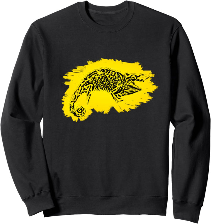 Chamäleon Motiv Reptilien Terrarium Echsen Reptil Haustiere Sweatshirt