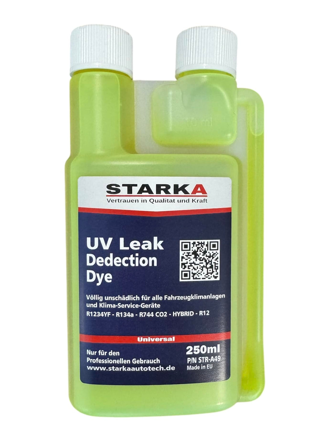 UV- Kontrasmittel | Universal UV-Kontrastmittel für Lecksuche, UV-Lecksuchmittel, 250 ml |Starka