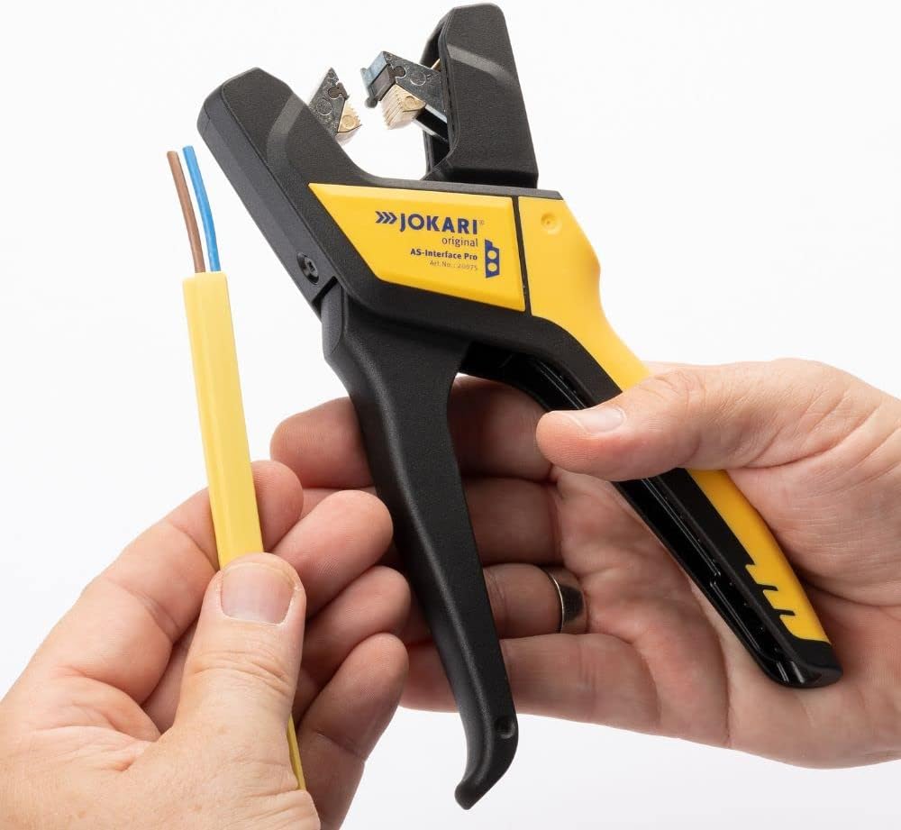 JOKARI Automatische Abisolierzange AS-Interface Pro Mehrfarbig
