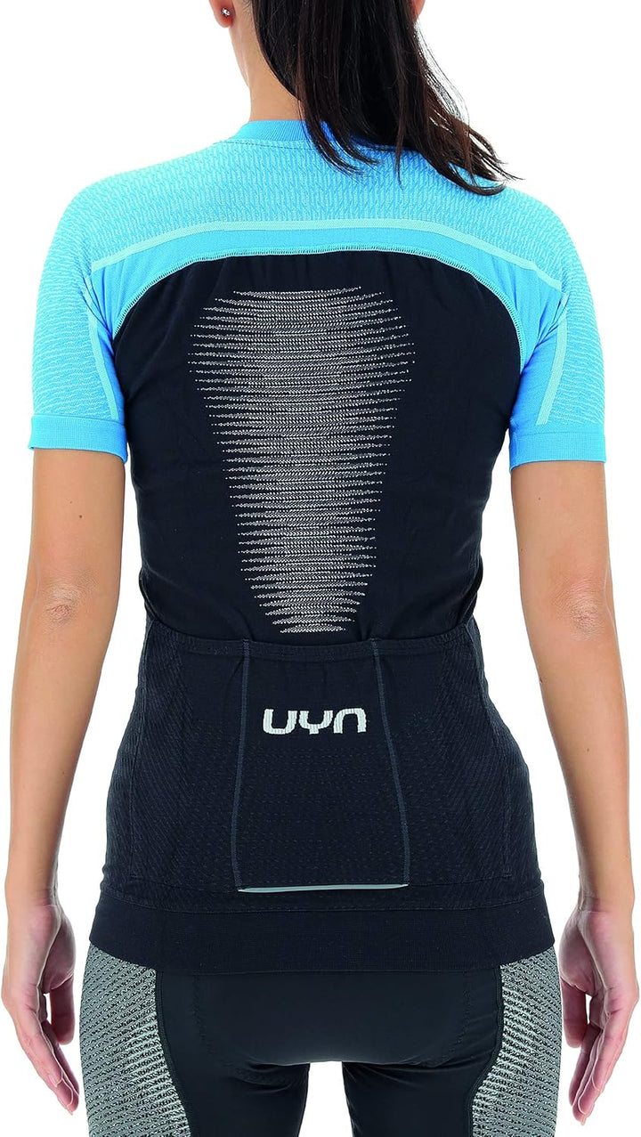 UYN Damen Biking Granfondo Ow T-Shirt XS Blackboard/Danube Blue, XS Blackboard/Danube Blue