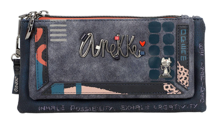Anekke Contemporary Nagare Wallet Purse L Multicolor