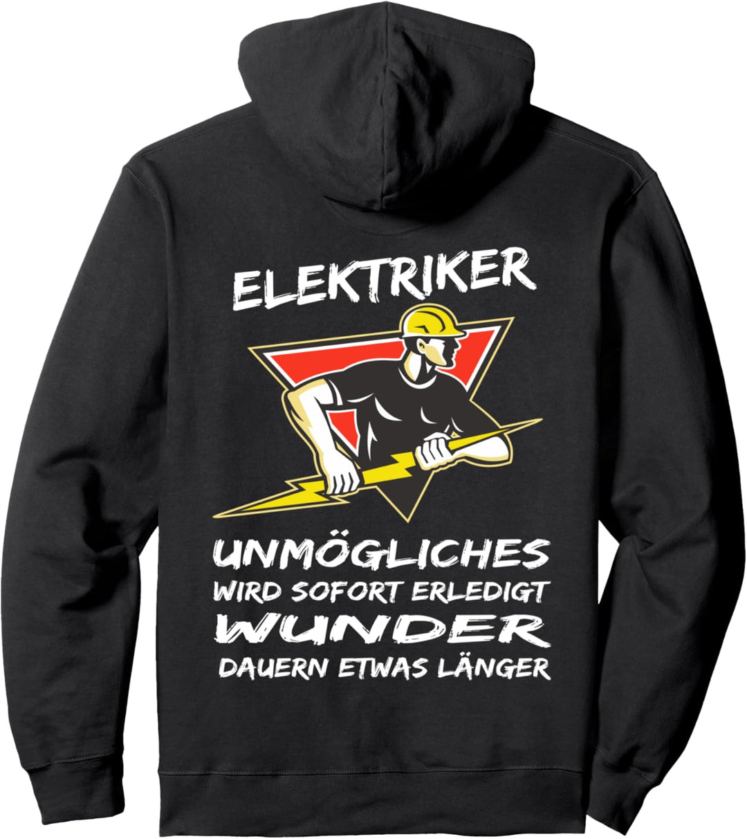 Elektriker Meister Handwerker Design Lustig Spruch Geschenk Pullover Hoodie
