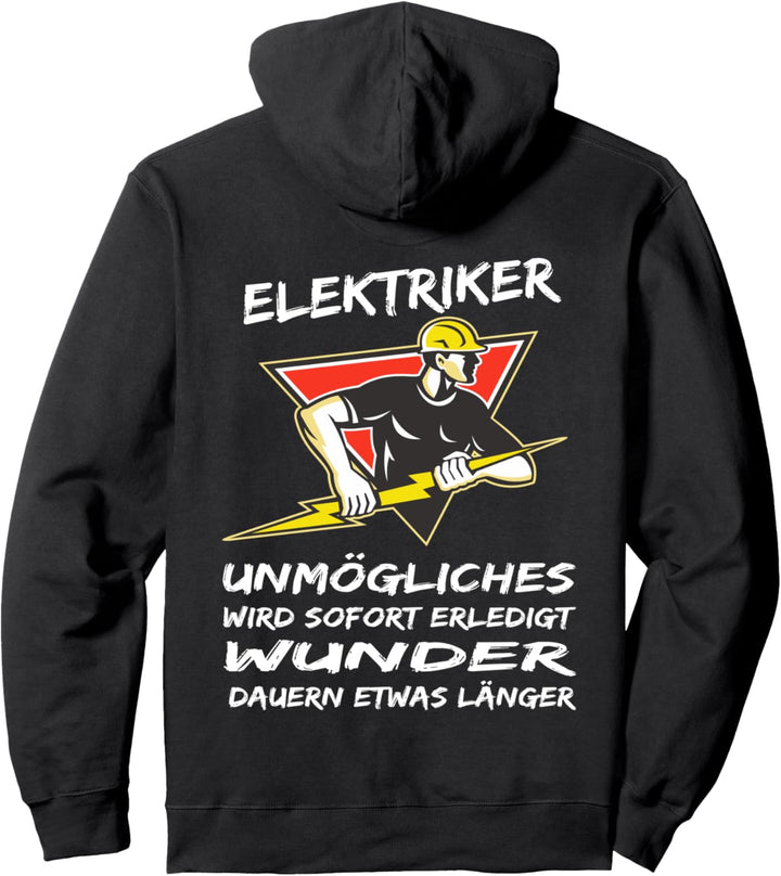 Elektriker Meister Handwerker Design Lustig Spruch Geschenk Pullover Hoodie