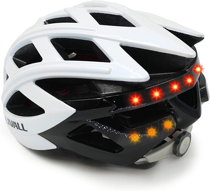 Livall Unisex – Erwachsene BH60SE Neo weiss Fahrradhelm, 55-61, Weiss