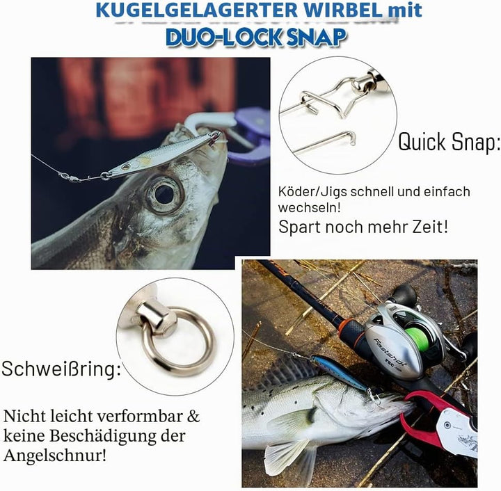 9Tong Kugellager Wirbel Angeln Snap Angeln Rolling Wirbel Salzwasser Edelstahl Angelwirbel Barrel Ku