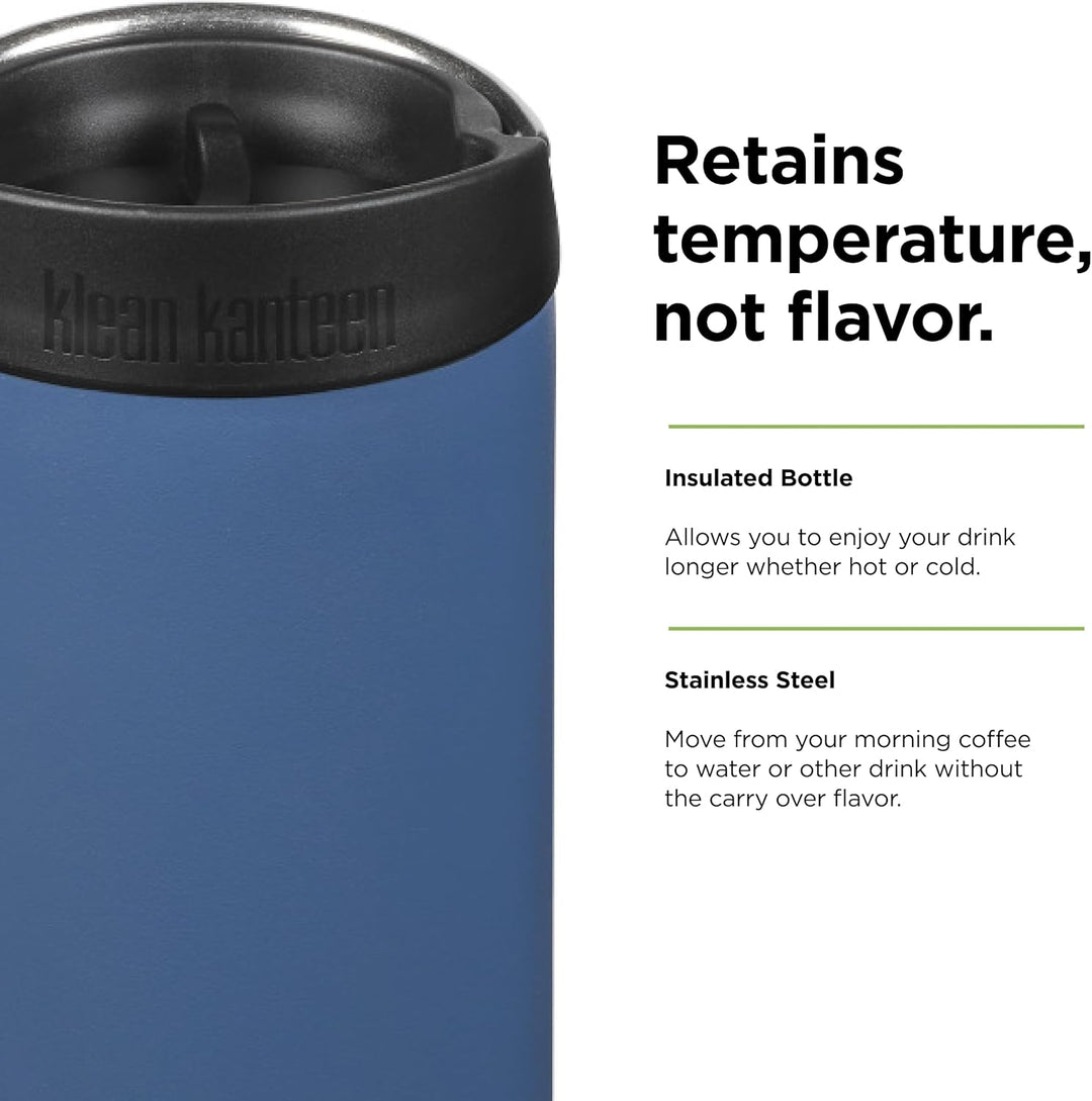 Klean Kanteen Herren tkwide Vi Trinkflasche Einheitsgrösse Real Teal, Einheitsgrösse Real Teal