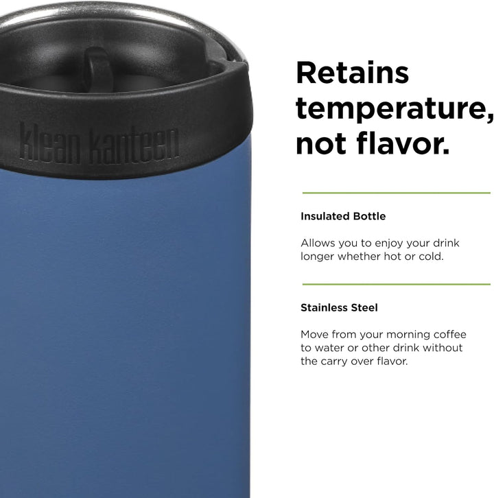 Klean Kanteen Herren tkwide Vi Trinkflasche Einheitsgrösse Real Teal, Einheitsgrösse Real Teal