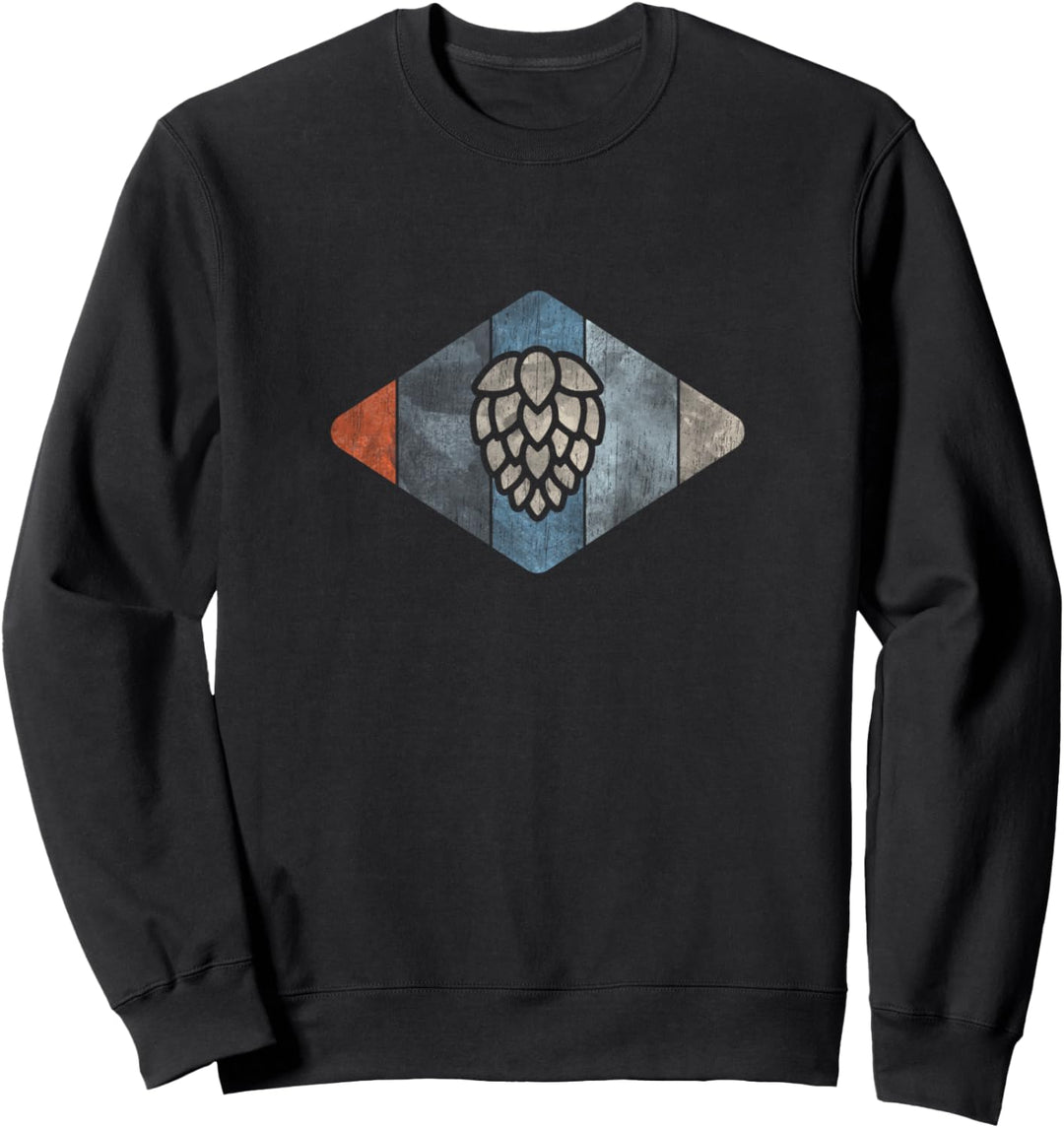 Homebrewer vintage hops design beer lover craft brew Sweatshirt