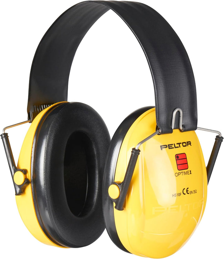 3M Peltor Optime I Kapselgehörschutz mit Faltbügel Optime 1 SNR = 28 dB, 1 Stück, Gelb