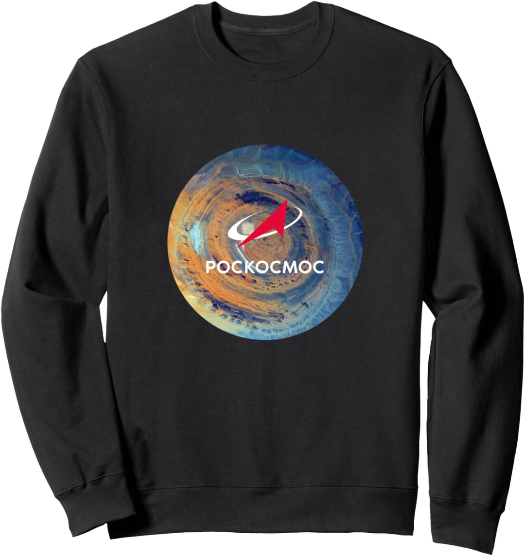 Kyrillisches Logo der russischen Raumfahrtagentur Roscosmos Sweatshirt