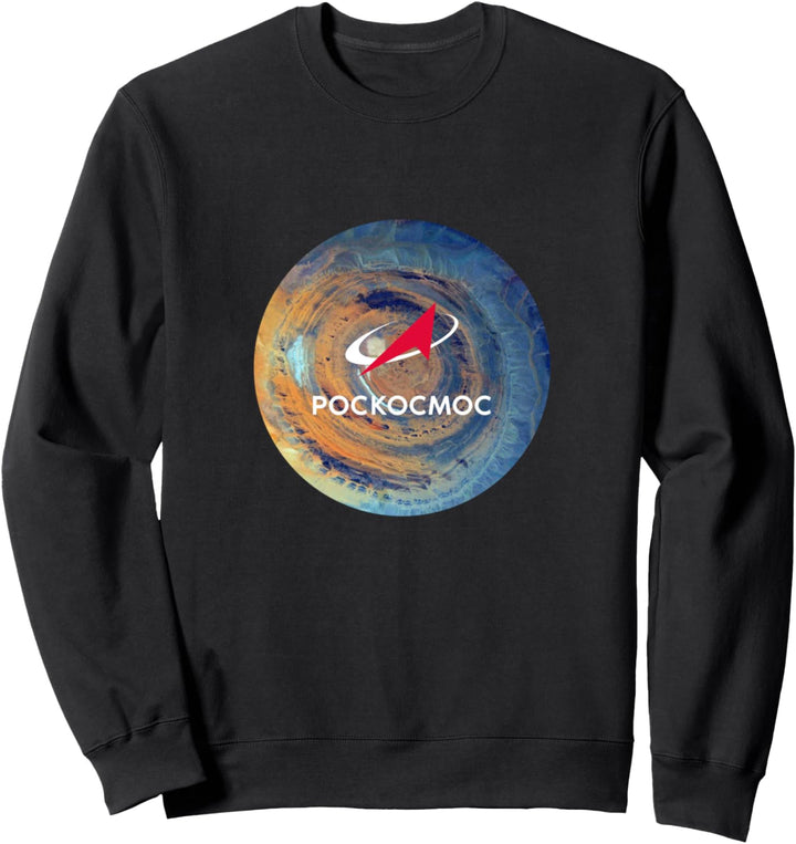 Kyrillisches Logo der russischen Raumfahrtagentur Roscosmos Sweatshirt