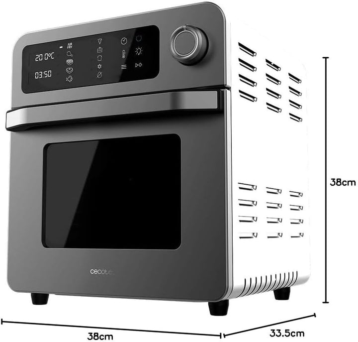 Cecotec Backofen-Fritteuse Bake&Fry 1500 Touch. 15 Liter, 1700 W, Gesündere Ergebnisse, Touchscreen,