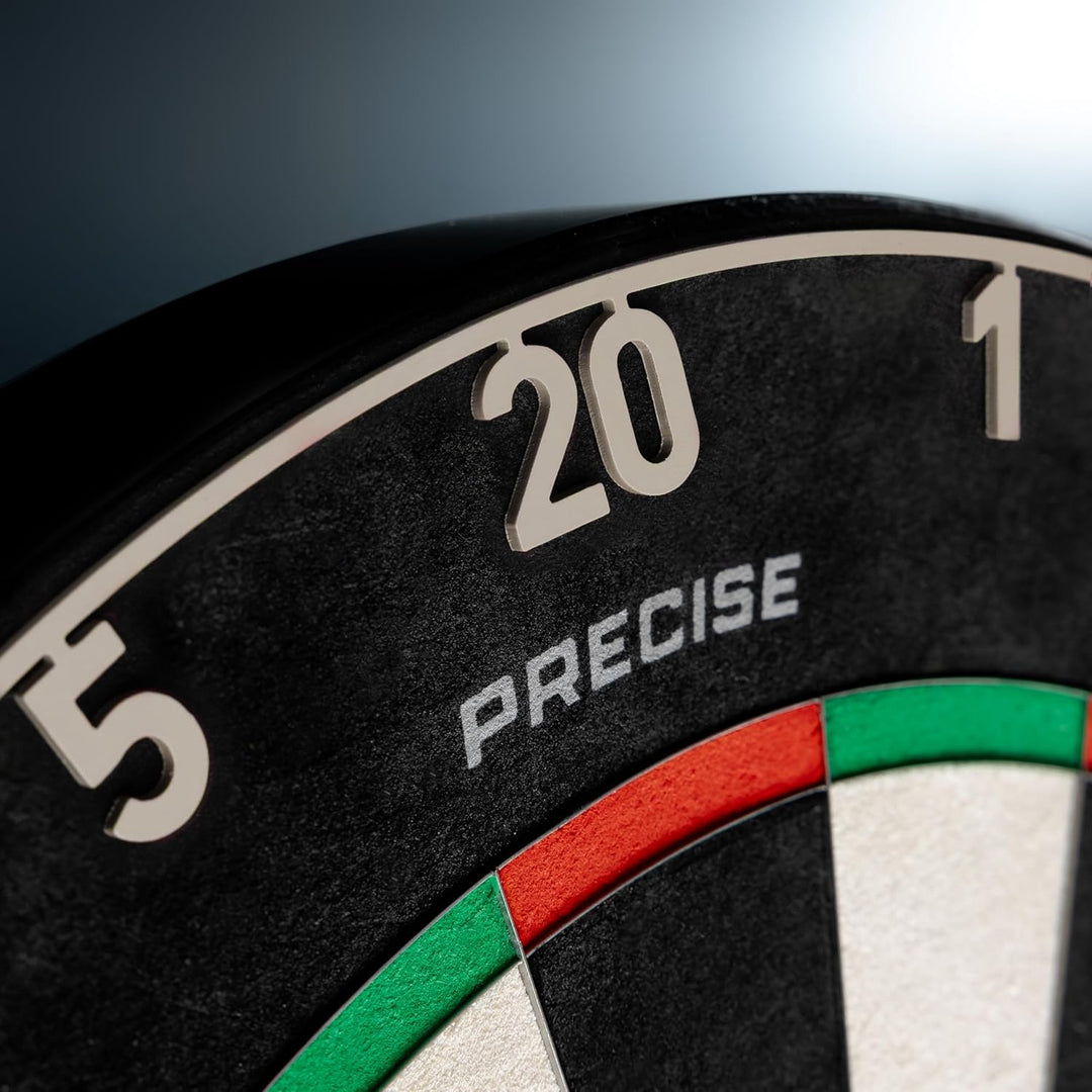 Dartboard Endorphine - Premium Dartboard mit One Piece Zahlenring - 18 Farben - Dartscheibe Nummernr