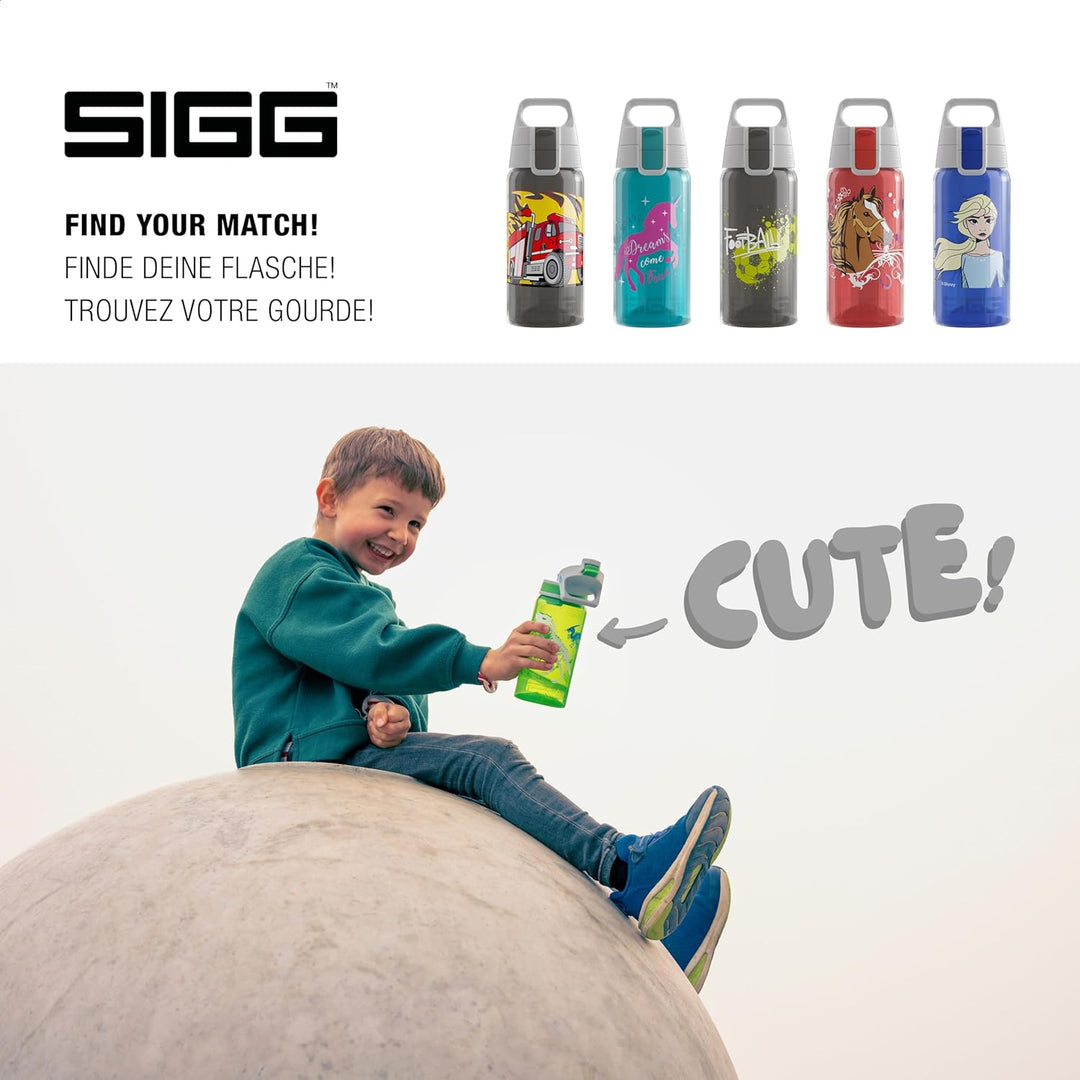 SIGG - Trinkflasche Kinder - Viva One - Kohlensäure Geeignet - Auslaufsicher - Spülmaschinenfest - B
