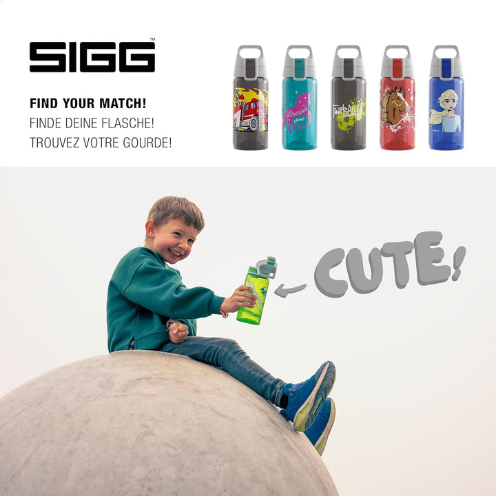 SIGG - Trinkflasche Kinder - Viva One - Kohlensäure Geeignet - Auslaufsicher - Spülmaschinenfest - B