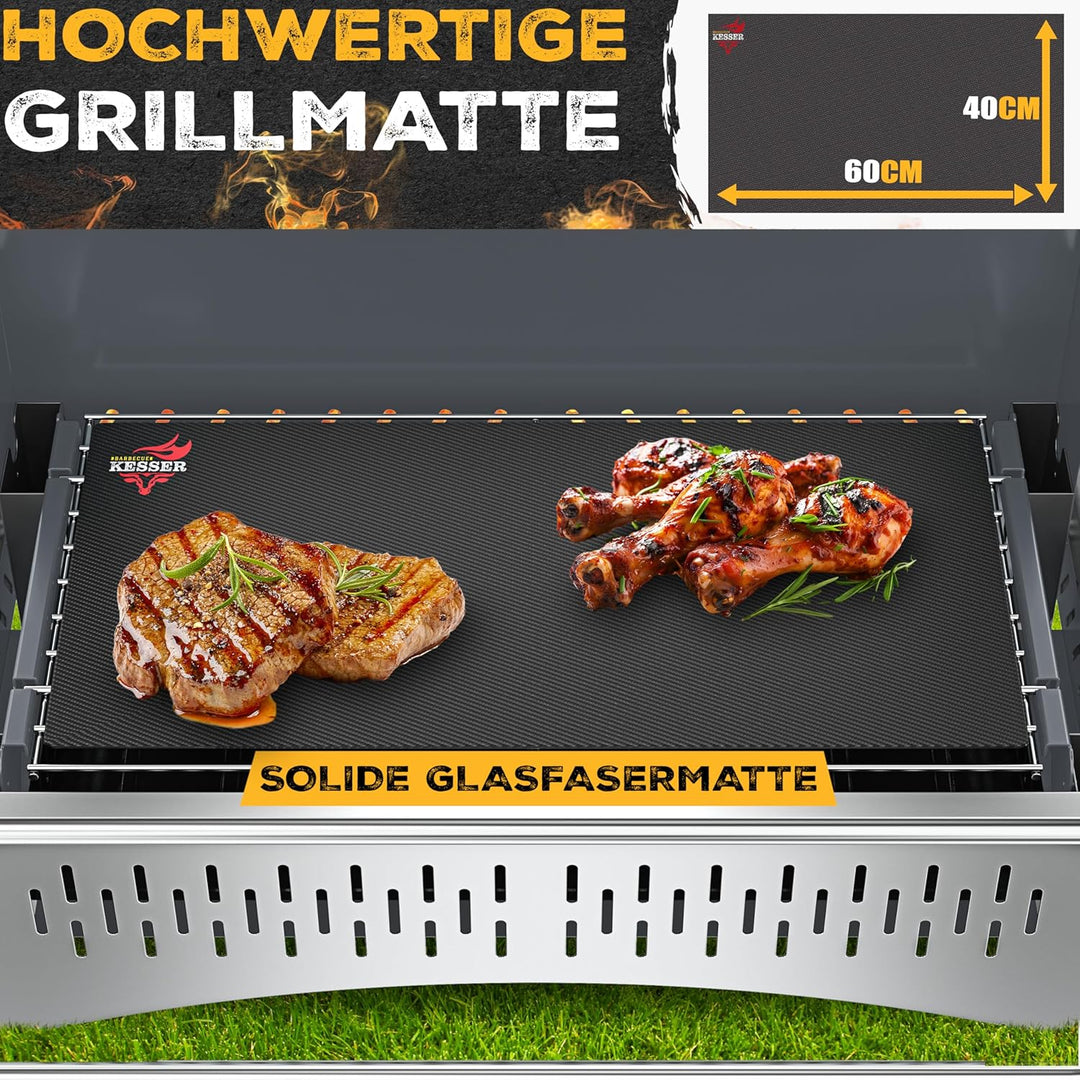 KESSER® Klappgrill tragbarer Camping Grill | Holzkohlegrill aus pulverbeschichtetem Stahl inklusive
