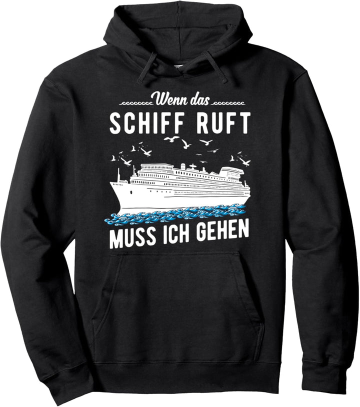 Käptn Bootsfahrer Geschenk Passagierschiff Kreuzfahrtschiff Pullover Hoodie