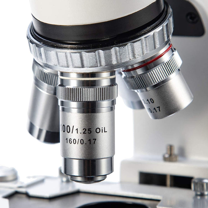 SWIFT SW350B 40X-2500X Siedentopf-Kopf, trinokulares Compound-Labormikroskop in Forschungsqualität m
