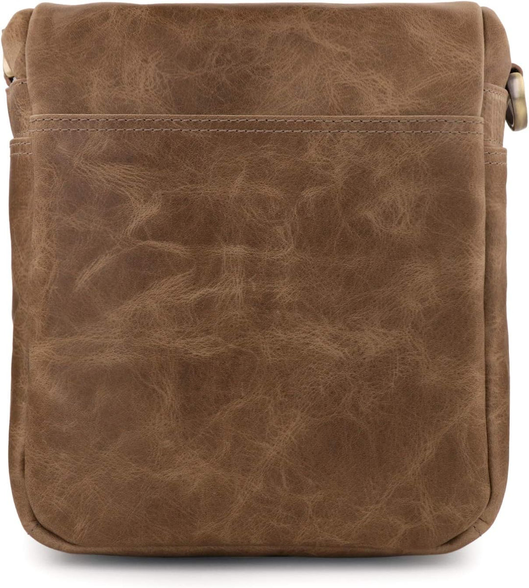 MegaGear MG1702 Torres Mini Kameratasche - Kuriertasche aus echtem Leder für Spiegellose, Sofortbild