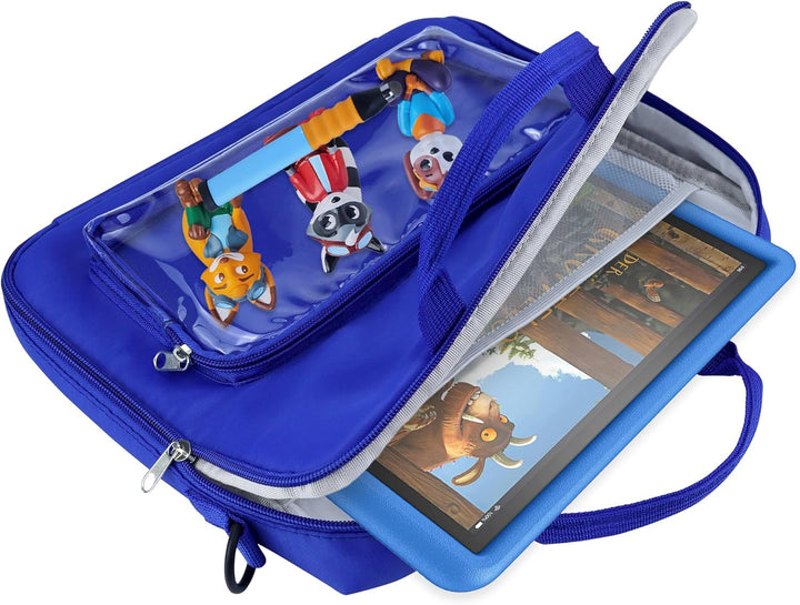 Tablet Tasche für Edurino Figur und Stift, Kompatibel mit 8 bis 10 Zoll Kinder Tablet, Tasche für Ti